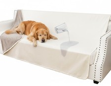 Waterproof Blanket for Couch, Leak Proof Dog Bed Blankets Reversible, Pet Thr...