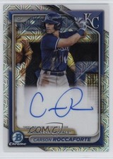 2024 Bowman Chrome Prospect Mega Box Auto Carson Roccaforte #BMA-CR Auto 0i1b