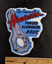 Howards Rods L A Ca Glossy Vinyl Vintage Style Peel Stick Decal Sticker Howards Rods L A Ca Glossy Vinyl Vintage Style Peel Stick Decal Sticker
