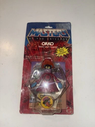 MOTU, Orko, Masters of the Universe, MOC, carded, sealed figure, He-Man, vintage