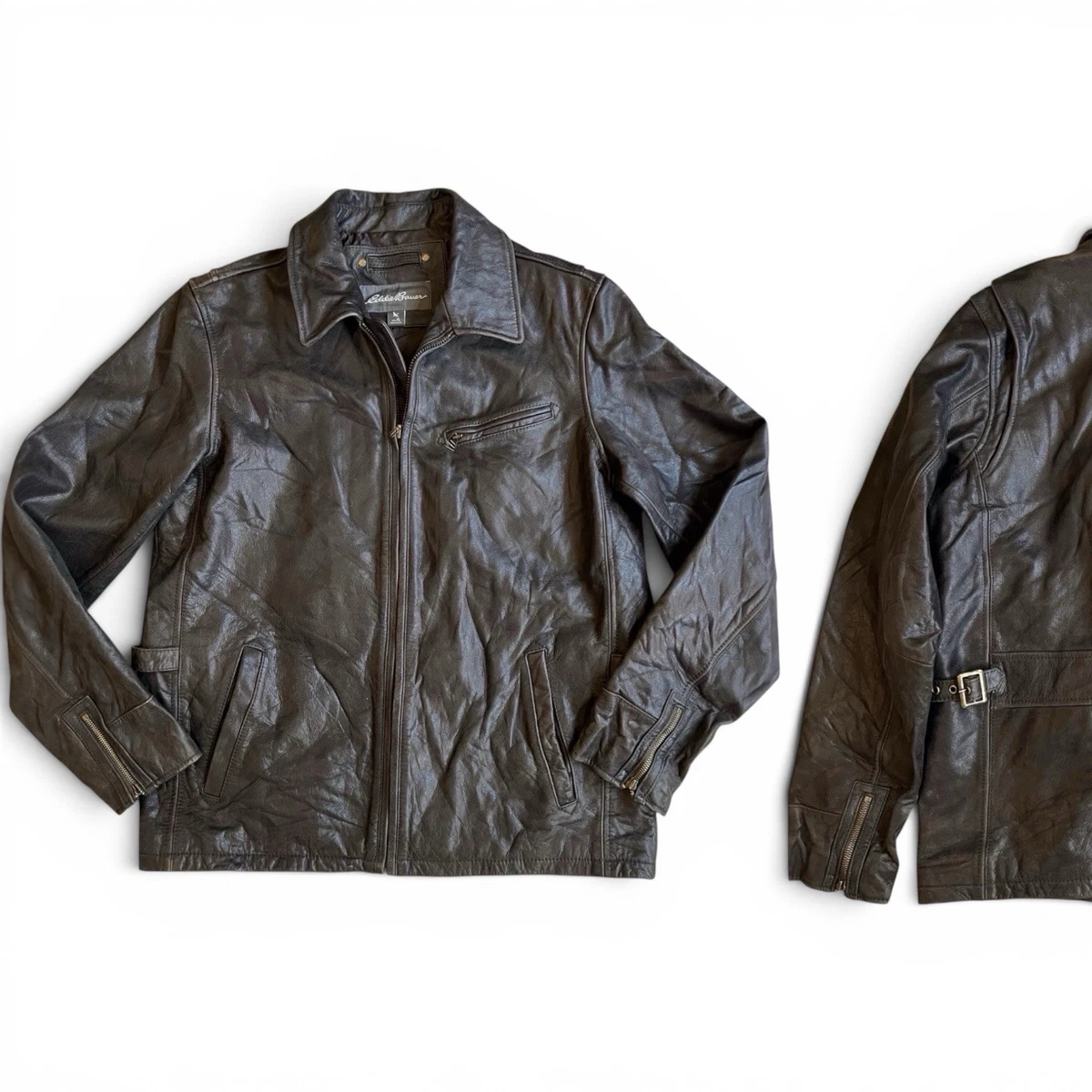 Eddie Bauer Leather Outer Shell Coats, Jackets & Vests for Men for