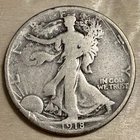 1918-S VG/FINE WALKING LIBERTY HALF DOLLAR 50C 50¢ - FREE SHIPPING