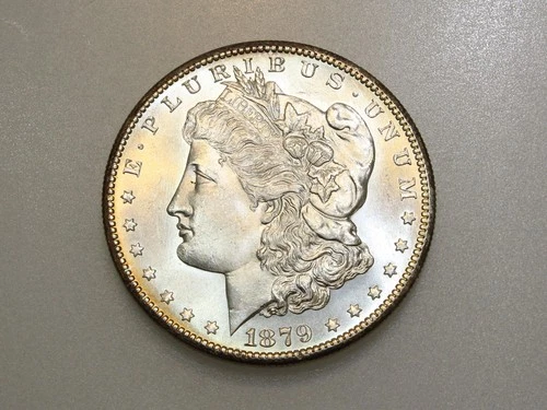 1879-S $1 MORGAN SILVER ONE DOLLAR GEM BU PL