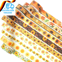 Yubx Sonnenblume Washi Tape Set Masking Tape Vsco Dekoratives Klebeband Bunt FüR