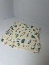 Angel Dear Fishing Things Bamboo Swaddle Blanket 45  x45  