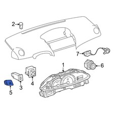 For Toyota Yaris 2007-2008 Toyota 8433052012 Hazard Warning Switch