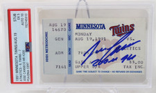 Boleto de colección Jose Canseco 200th Home Run HR firmado automático PSA 5 y 10