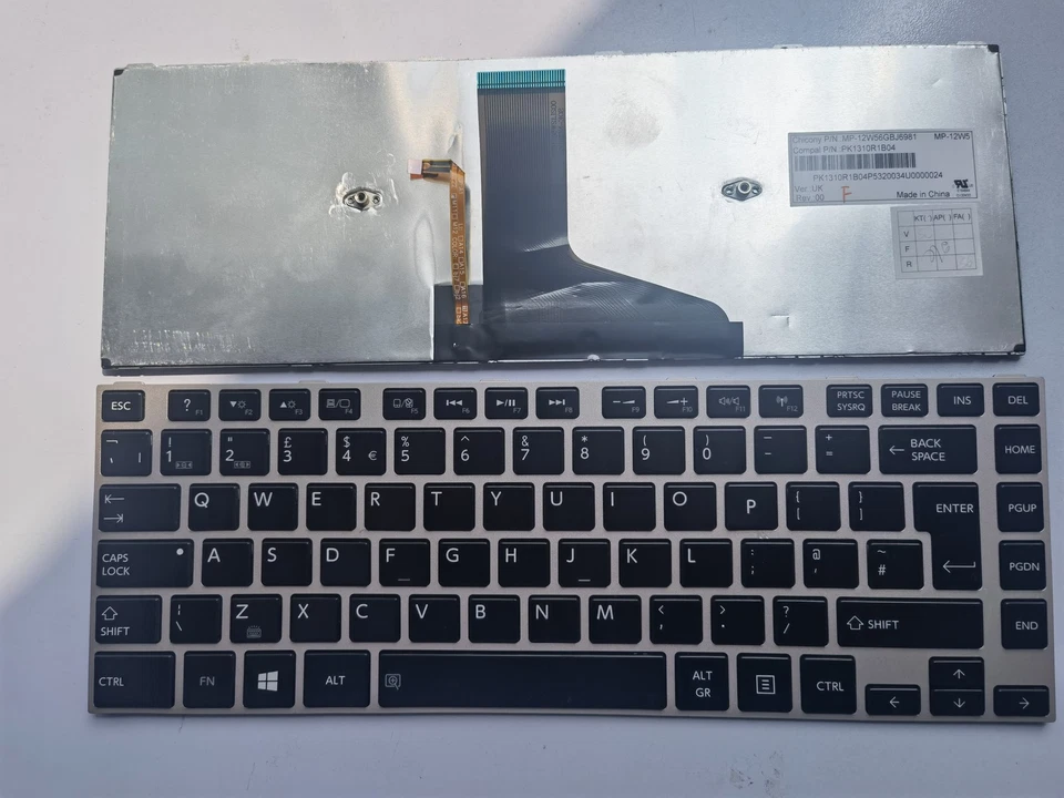 For Toshiba Satellite M40AT M40-A M40-AT M40T M40T-A UK Keyboard backlight - Image 1 of 1