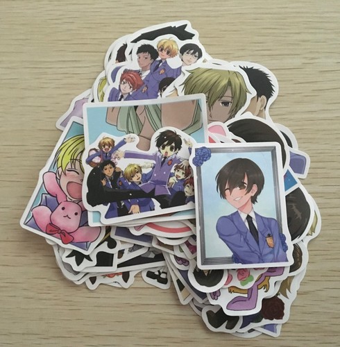 Ouran High School Stickers 50 Pieces Medium - Rare Collectible