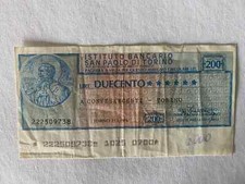 ITALY 200 Lire, 1976, Istituto Bancario San Paolo di Torino, NICE NOTE