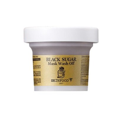 SKINFOOD Black Sugar Mask Wash Off 120g + Free Gift