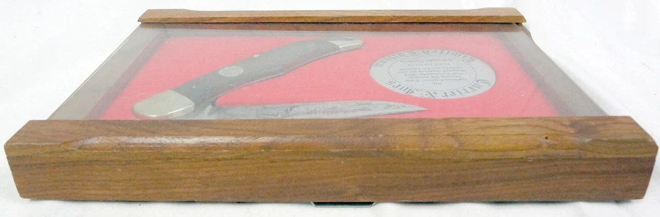 Schrade Currier & Ives 闪电特快列车限量版收藏品刀 — 第 4/4 张图片