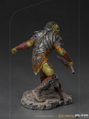 Statue Iron Studios Le Seigneur Des Anneaux - Orc Moria Swordsman 1/10 (16 Cm) - Neuve