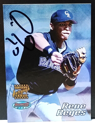 Rene Reyes 2002 Bowman's Best #116 (RC) Autographed | eBay