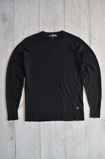 SmartWool Men's Merino Wool Sweater Pullover Long Sleeve/Crewneck/Black/ Size S
