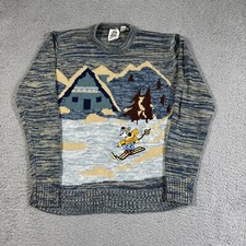1970'S RARE Kennington Walt Disney MICKEY MOUSE Sweater Pullover Sz M