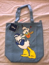 Borsa A Spalla Donna Disney Paperino Azzurra Cartorama 100% cotone