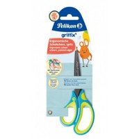 Pelikan Griffix Ergonom. Schulschere Spitz Neon Fresh Blue LinkshäNder Schere
