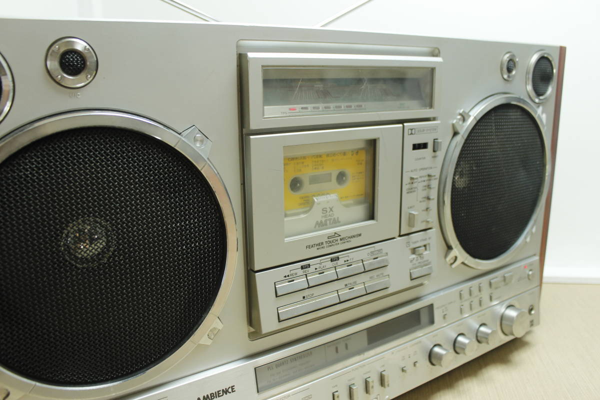 Nationalナショナル ラジカセ RX-7200 Junk National Panasonic RX-7200 Radio Cassette Boombox 80s
