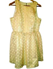 Women's Junior’s Rewind Lace Cream Colored Dress Sleeveless Size M NEW