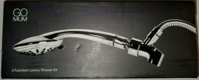 Go Mum 3 Function Luxury Shower Kit Chrome FAST SHIP! D52
