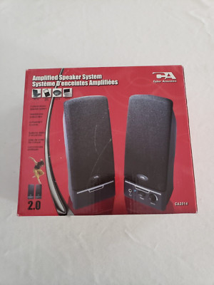 Cyber Acoustics CA-2014 Multimedia Desktop Computer Speakers tested | eBay