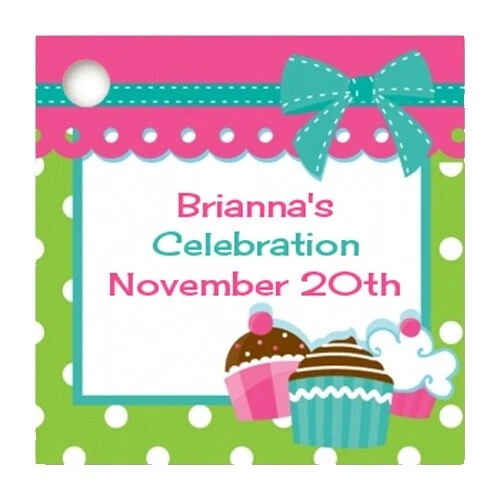 Birthday Cupcakes Party Favors & Bag Fillers