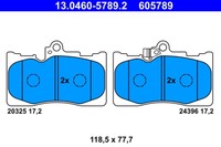 BremsbelÄGe Lexus P. GS 05-
