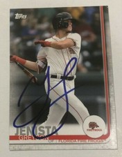 GREYSON JENISTA SIGNED 2019 TOPPS PRO DEBUT PROSPECT ROOKIE CARD AUTO