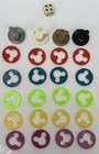Wonderful World of Disney Trivia Game Replacement Tokens Holders Movers Rings