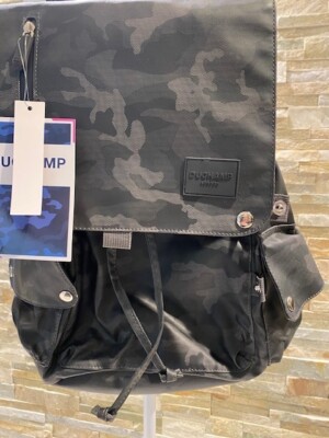 Duchamp gray camouflage backpack DUCHAMP Flapover Camo Backpack | eBay main image 3