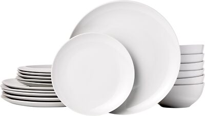 18-Piece Kitchen Utensil Set, 6-Person, White Porcelain Crock-Pot