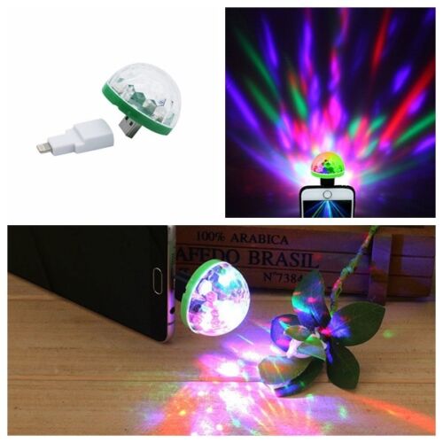 Mini Portable USB Stage Disco Light Magic Ball Lamp Party Club for Mobile Phone - 第 1/12 張圖片