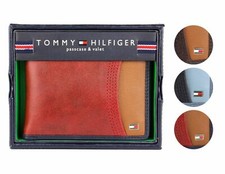 Tommy Hilfiger Men's Premium Leather Credit Card ID Wallet Passcase 31TL220014