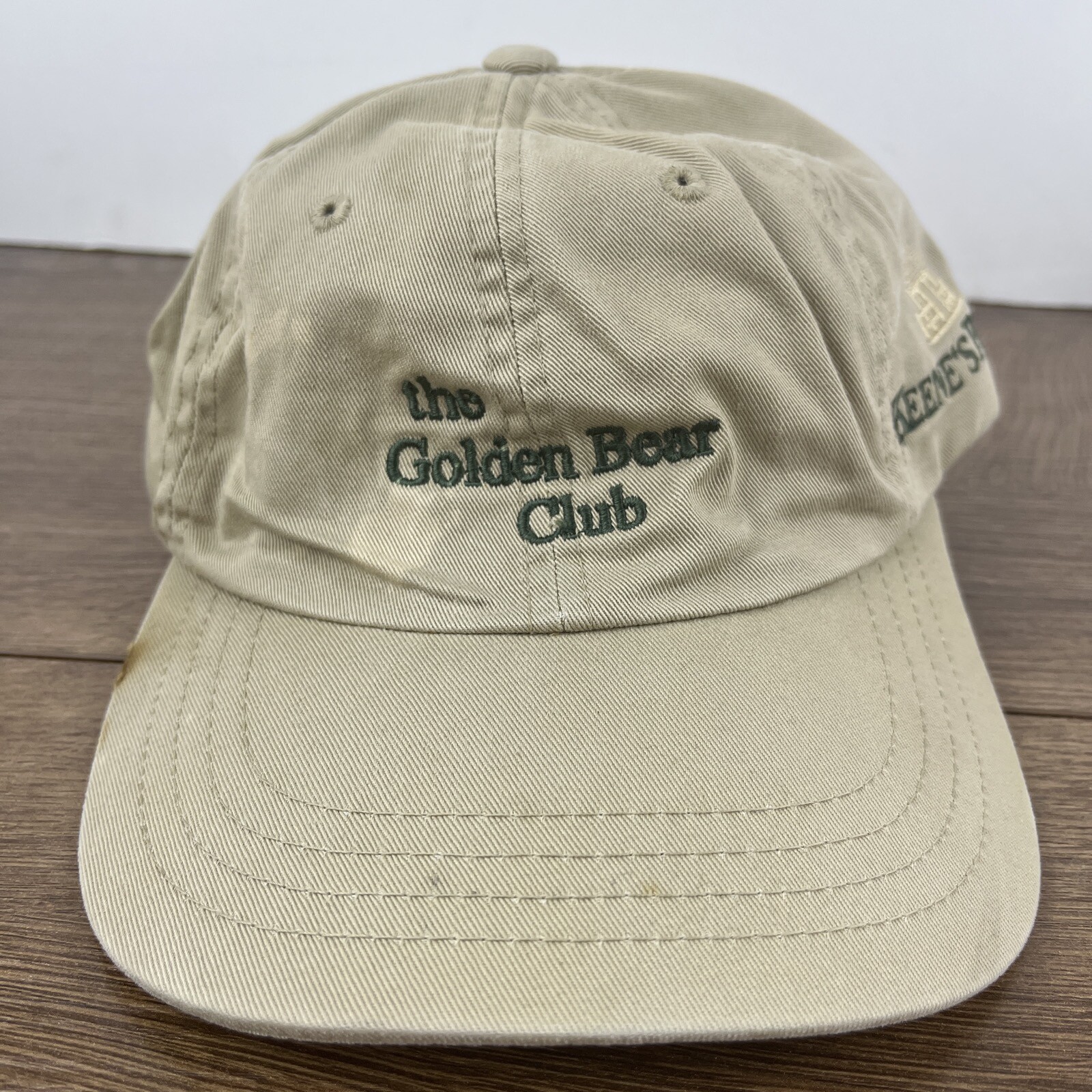 Cappello The Gol Bear Club Keene’s Point Tan Marrone Cappello Regolabile Taglia Adulto
