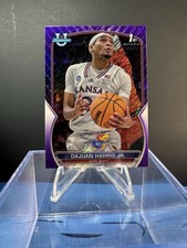 Dajuan Harris Jr. 2022-23 Bowman U Chrome Purple Shimmer Refractor Card #90