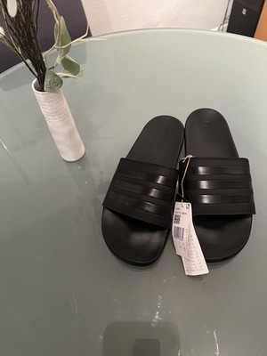 Neue, ungetragene Adidas Comfort Slides Adillette Schwarz  Gr.46 (Gr.44) NP50 