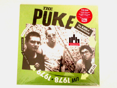 THE PUKE THIS KIND OF EXPERIENCE LP 1978-79 PINK VINYL + DVD PITTSBURGH PUNK