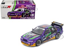 PANDEM S13 RHD EVA RT TEST TYPE-01 1/64 DIECAST MODEL CAR BY POP RACE PR640432