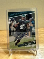 Ty Montgomery New York Jets 2020 Prestige #111 Green Xtra Points Auto 8/10