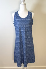 Columbia Athletic Dress Medium Blue Omni-Wick Sporty Aztec Printed Tank Outdoor