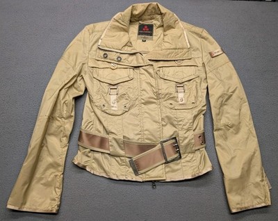 Peuterey Riggins For Seafaring Full Zip Belted Windbreaker Jacket Size 42 Small 