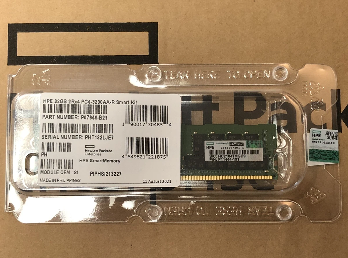 Preços baixos em Memória DDR4 SDRAM HPE (RAM) 288 Pinos | eBay