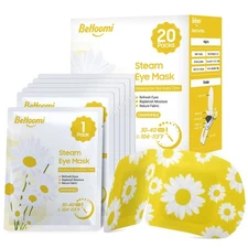 	BeHoomi 20 Packs Steam Eye Mask Heated Eye Mask Warm Compress for Eyes	