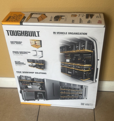 TOUGHBUILT STACKTECH 2 Shelf System Wall Mounted Rack, 50 lb, Customizable
