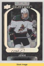 2021-22 Upper Deck Ovation Rookies Checkerboard Jan Jenik #112 READ 0x2e