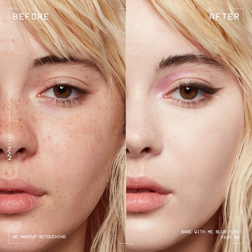 NYX PROFESSIONAL MAKEUP Bare With Me Blur Skin Tint Foundation Make Up with M... - Picture 3 of 9