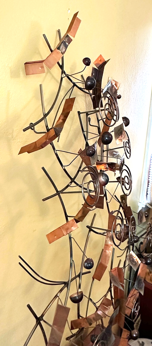 C JERE ARTISAN HOUSE MCM MODERNIST DESIGN METAL WALL SCULPTURE