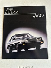 1985 Dodge 600 Sales Brochure Catalog 18 pages With Paint Codes