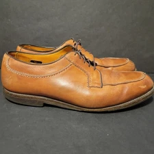 Allen Edmonds Stockbridge Leather Split Toe Derby Shoes Men's Size 11.5 E Brown